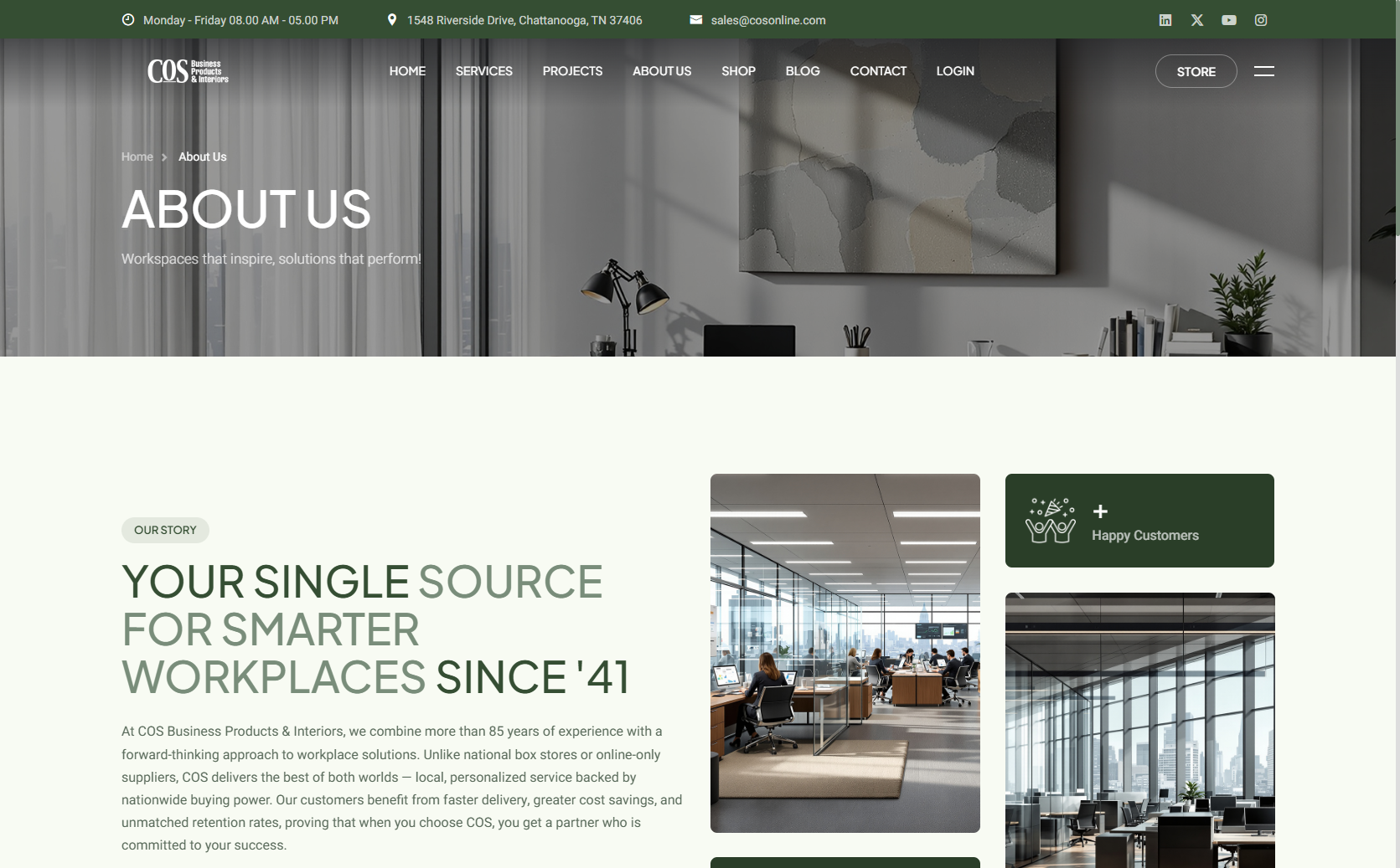 Chattanooga Office Supply project presentation